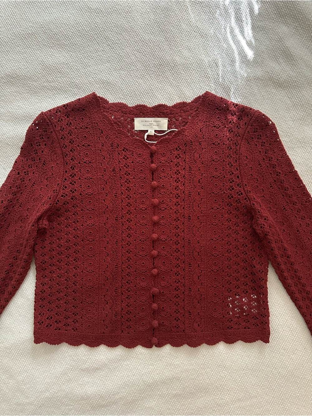 Rare! Discontinued! Sezane NOELIE CARDIGAN - Picture 2 of 12